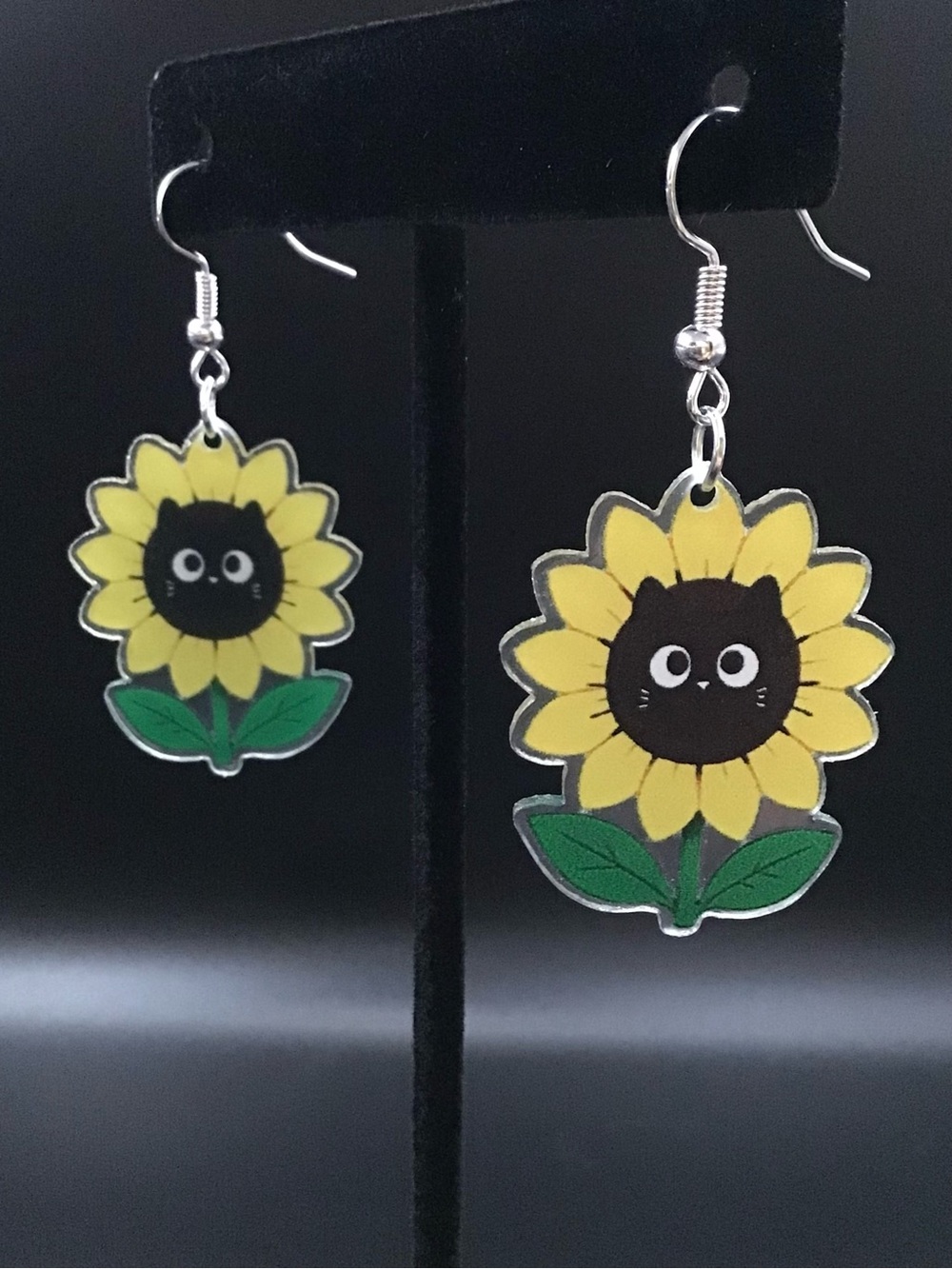 Flower Cats 2 Earrings